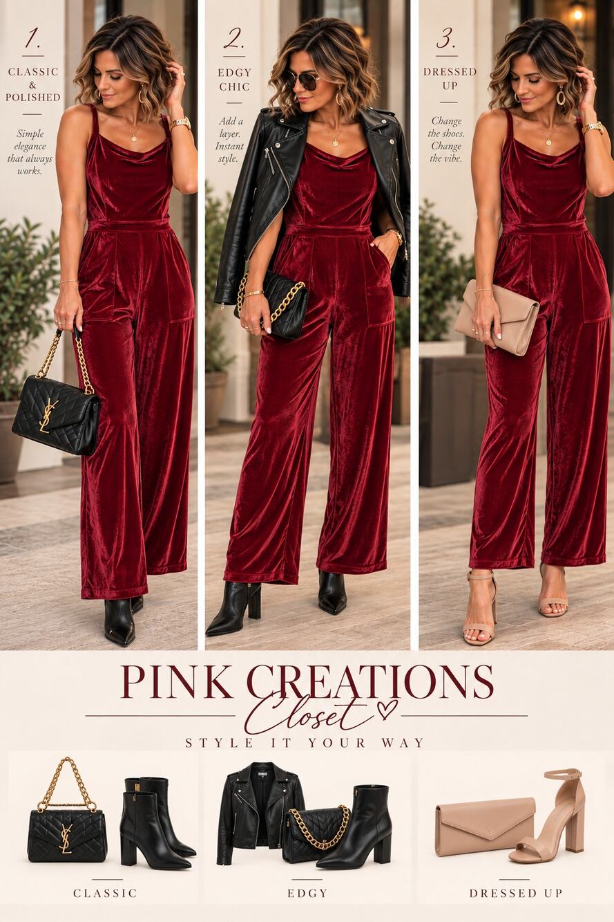 Burgundy Velvet Wide Leg Jumpsuit Cowl Neck Sleeveless NWT Small